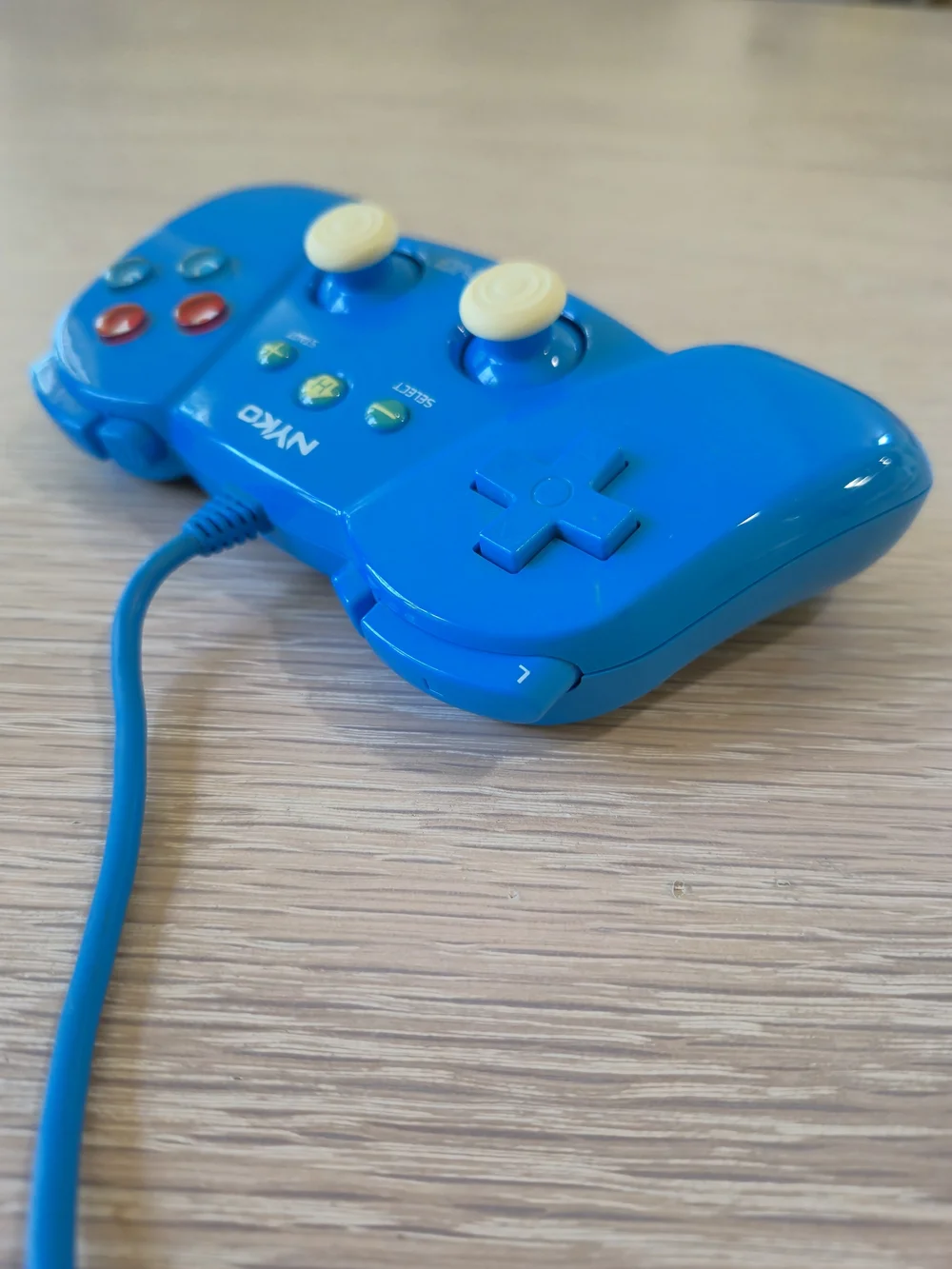 NYKO Blue Wired Gaming Controller for Wii - Blue